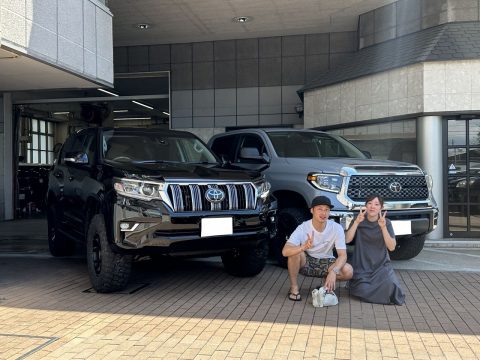 山形県　K様FAM👪 タンドラから現行１５０プラドへお乗り換え🚙🔁